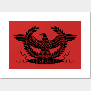 Roman Black Eagle Posters and Art